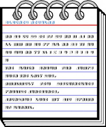 Blocked Regular Font