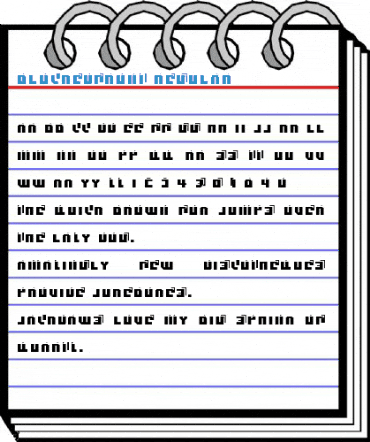 BlockedFront Regular Font