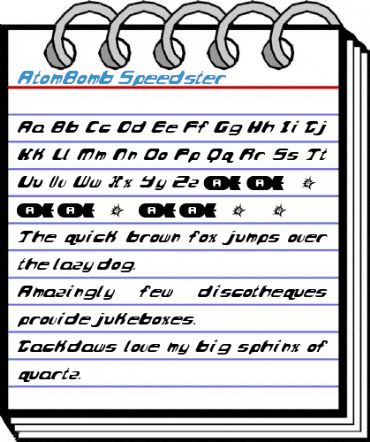 AtomBomb Speedster Font