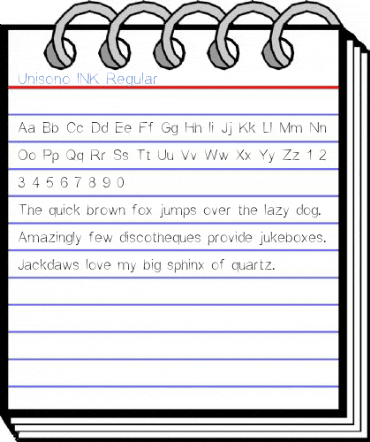 Unisono INK Regular Font