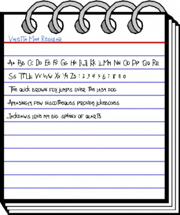 Valetta Man Regular Font