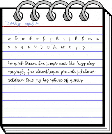 Varsity Regular Font
