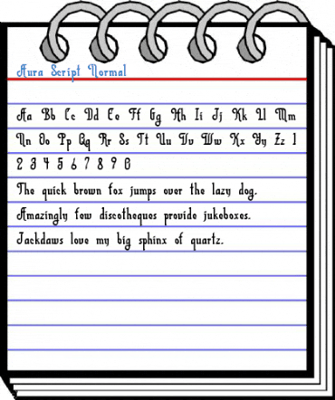 Aura Script Font