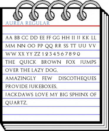 Aurea Regular Font