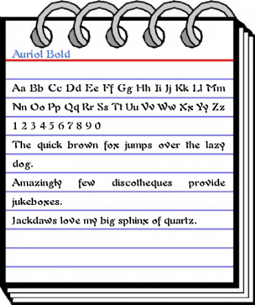 Auriol Bold Font
