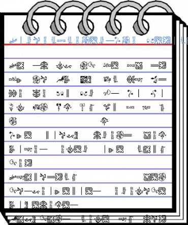 AuriolFlowersTwo Regular Font
