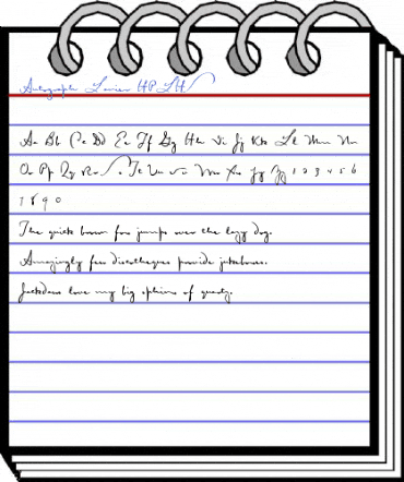 Autograph Lanier HPLHS Font