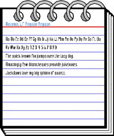 Automat LT Regular Regular Font