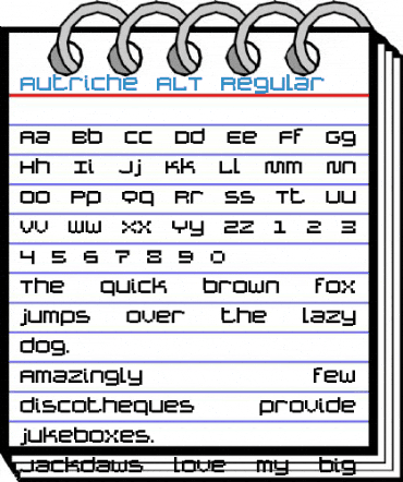 Autriche ALT Regular Font