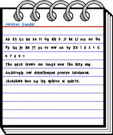 Awaken Regular Font