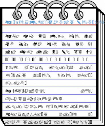 AztecDaySigns Font