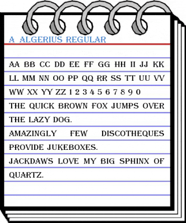 a_Algerius Font