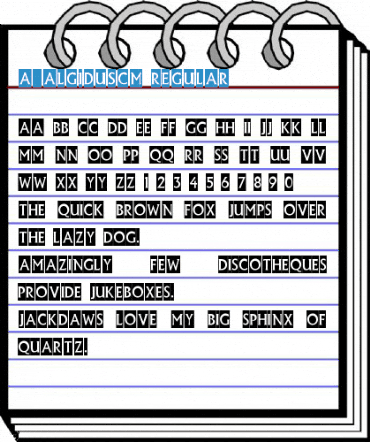 a_AlgidusCm Regular Font