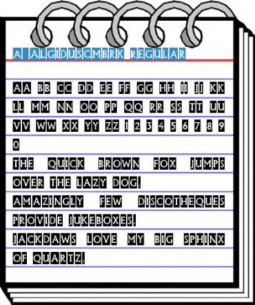 a_AlgidusCmBrk Regular Font