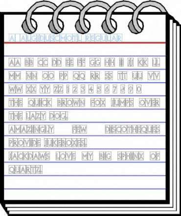 a_AlgidusCmOtl Regular Font