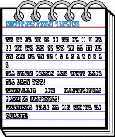 a_AlgidusCmWv Regular Font