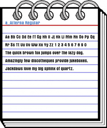 a_Alterna Regular Font