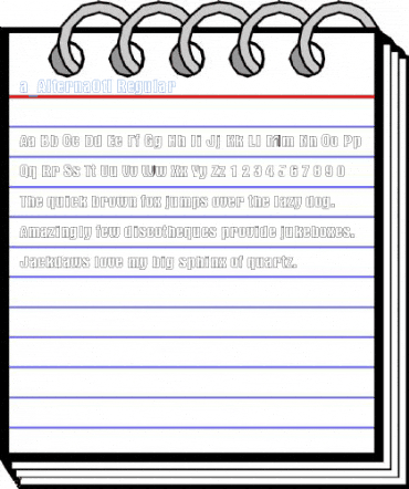 a_AlternaOtl Regular Font