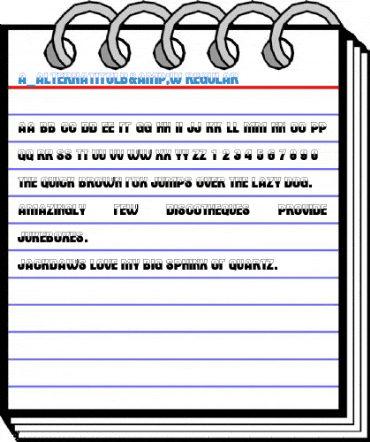 a_AlternaTitulB&W Regular Font