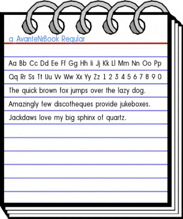 a_AvanteNrBook Regular Font