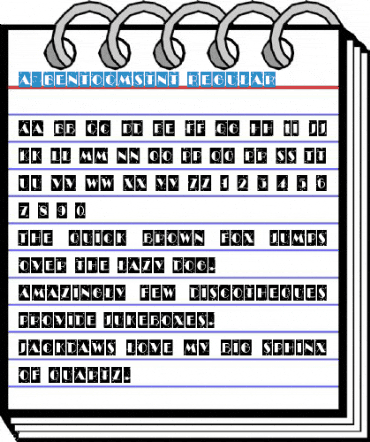 a_BentoCmStNt Regular Font