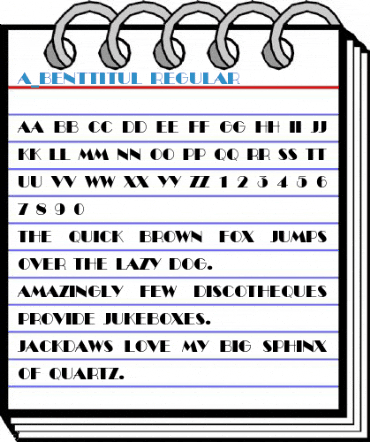 a_BentTitul Regular Font