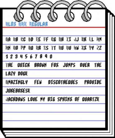 Blox BRK Regular Font