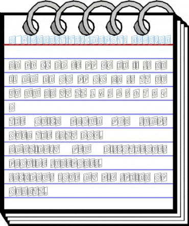 a_BighausTitulCmUpOtl Regular Font