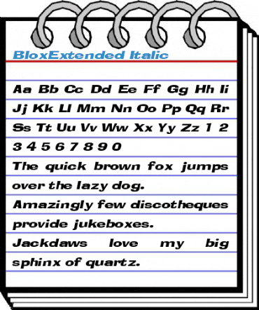 BloxExtended Font