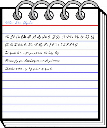 Yellow Pen Regular Font