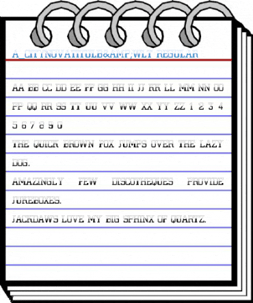 a_CityNovaTitulB&WLt Regular Font