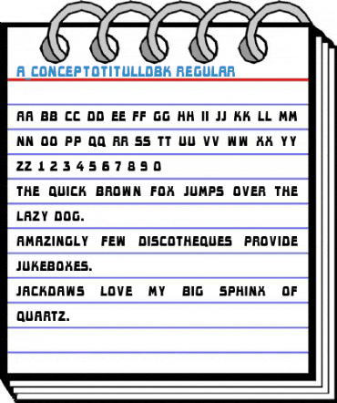 a_ConceptoTitulLdBk Regular Font
