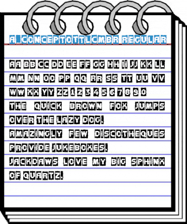 a_ConceptoTtlCmBr Regular Font