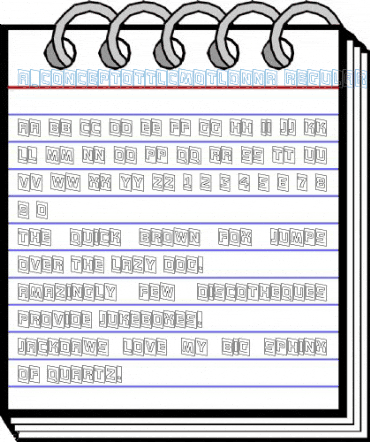 a_ConceptoTtlCmOtlDnNr Regular Font