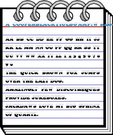 a_CooperBlackTiulB&W Regular Font