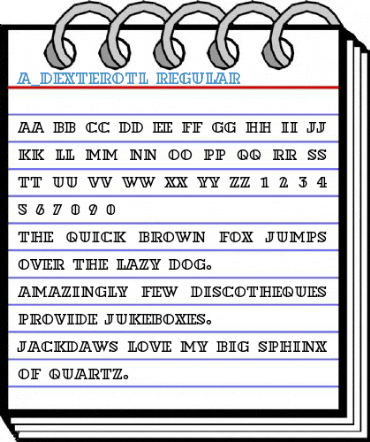 a_DexterOtl Regular Font
