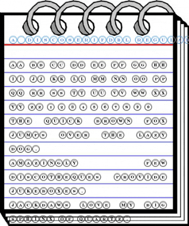 a_DiscoSerifDbl Regular Font