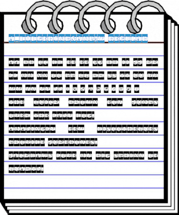 a_DodgerCmB&W Regular Font