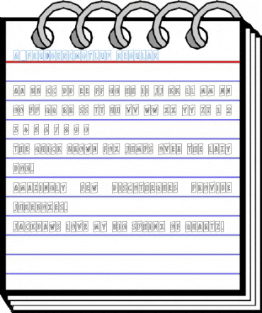 a_FrudgerCmOtlUp Regular Font