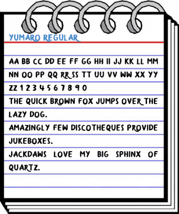 Yumaro Regular Font