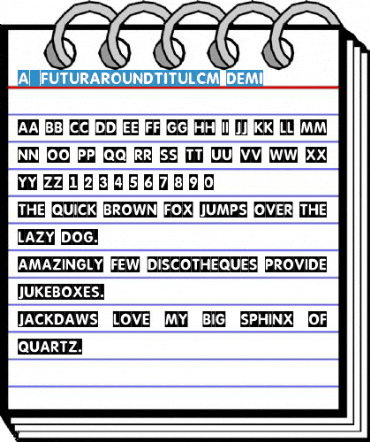 a_FuturaRoundTitulCm Demi Font