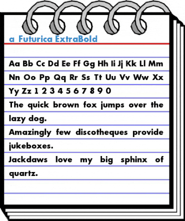 a_Futurica ExtraBold Font
