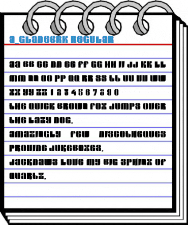 a_GladeBrk Regular Font