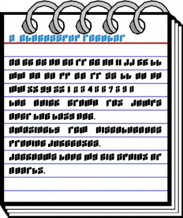 a_GlobusSpUp Regular Font