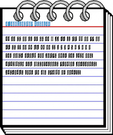 a_HuxleyCmUp Regular Font