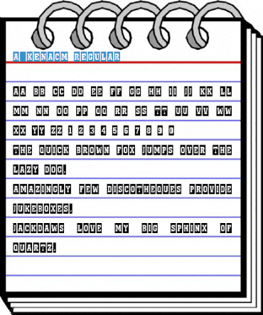 a_KenaCm Regular Font