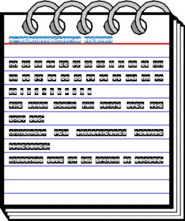 a_KenaCmB&W Medium Font