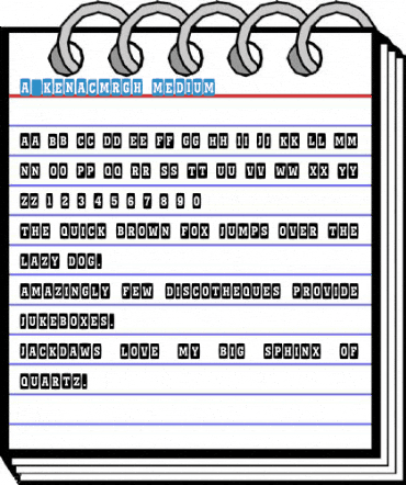 a_KenaCmRgh Medium Font