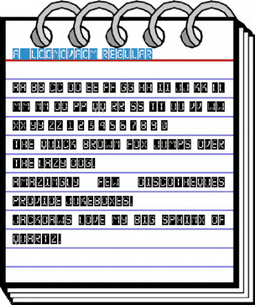 a_LCDNovaCm Regular Font