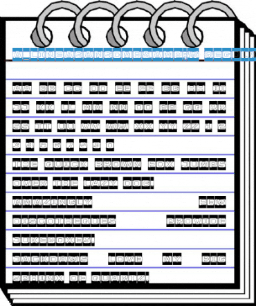 a_LineaSansCmB&W Regular Font